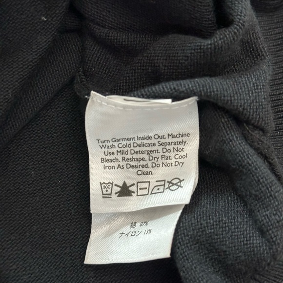 Mens Eddie Bauer Large Quarter 1/4 Zip Sweatshirt Sweater Gray Long Sleeve Black - Picture 8 of 8